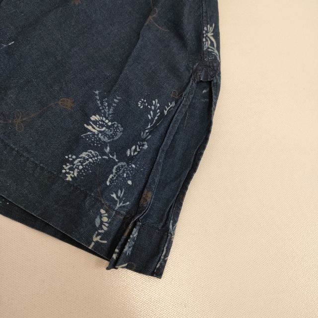 45R/45rpm 春まちプリントのフリルブラウス 定価46200円 ブラウス  