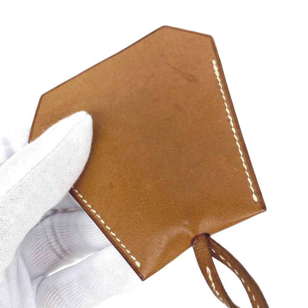 □美品□ エルメス クロシェット クローシュ ネックレス レザー  