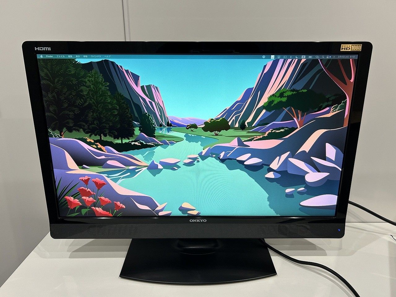 ★状態良好★ ONKYO オンキヨー LB23JW-02 23.6型ワイド 液晶モニター LEDバックライト搭載 フルハイビジョン ★