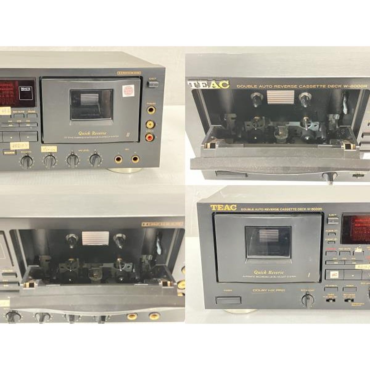 TEAC W-6000R ダブルカセットデッキ カセットプレイヤー ジャンク