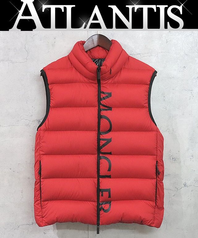 広尾店 モンクレール MONCLER 22|23 ダウンベスト Amak size2 赤系 17297
