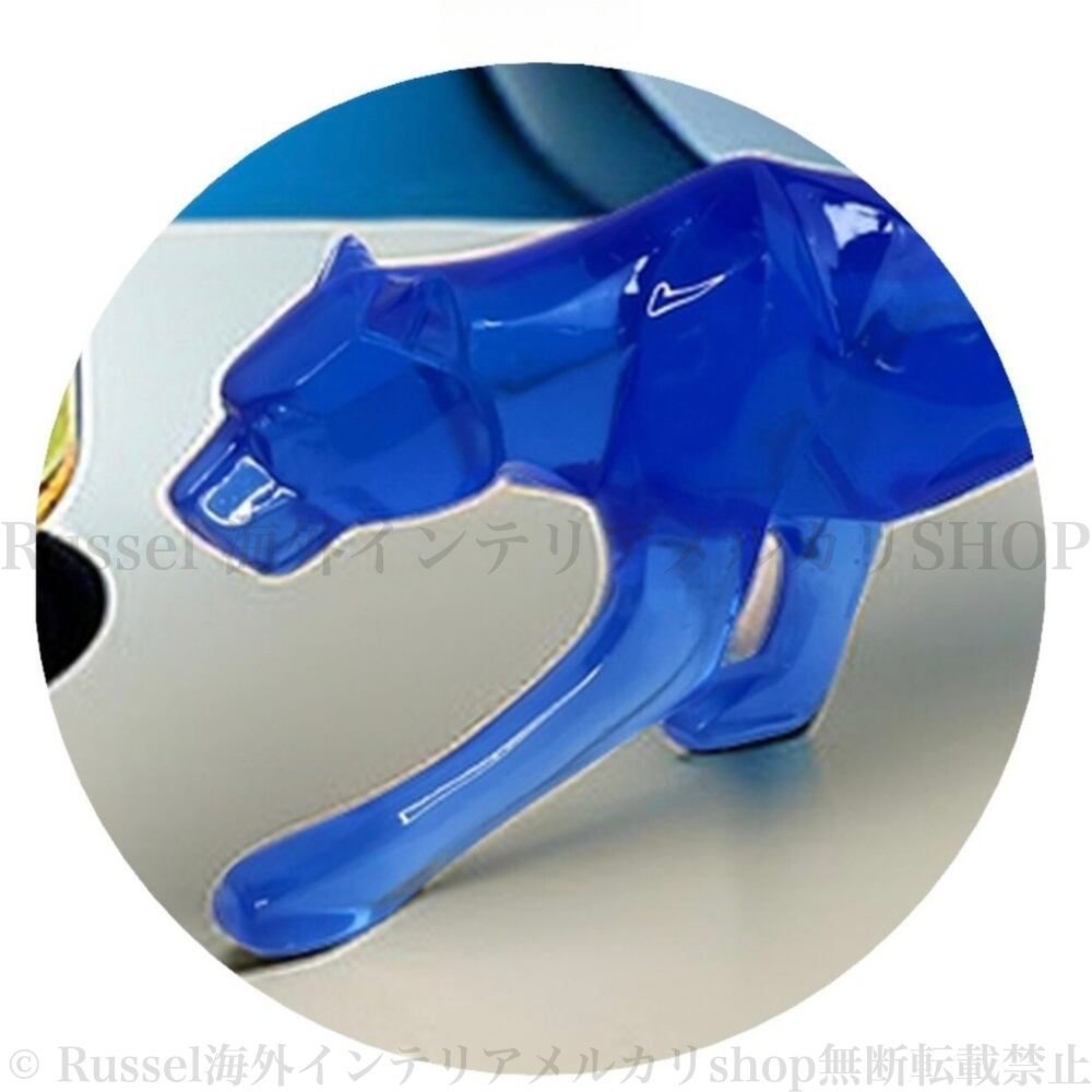 オブジェ 置物 オーナメント 鳥 ヒョウ柄（置物｜インテリア小物・置物