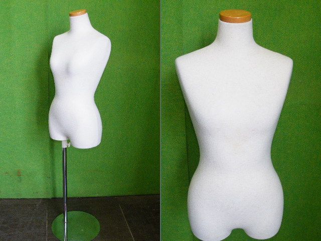 ReBody 婦人トルソー ニット張り レディース ７号サイズ FRPボディ F-544