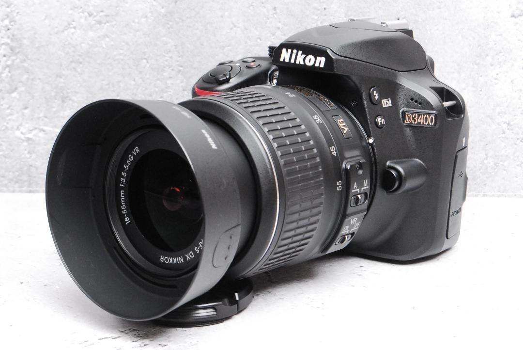 ✨軽量最新機種‼✨スマホへ自動転送✨ニコン D3400 レンズセット✨
