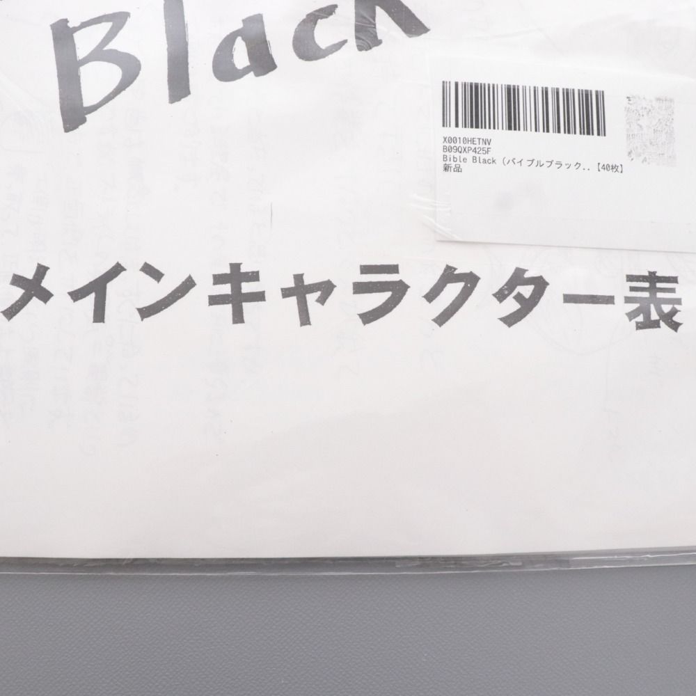 □ Bible Black バイブルブラック 設定資料 キャラクター資料 制作資料 40枚 アニメ - メルカリ