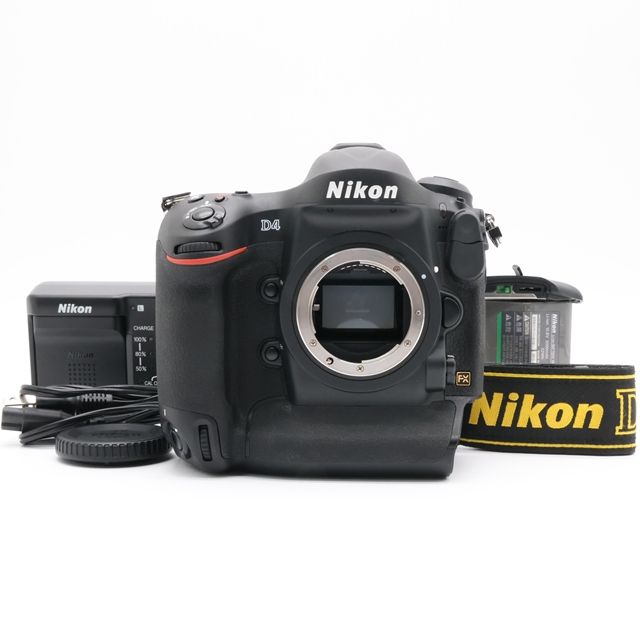 シャッター数4 761枚 Nikon D4 ボディ｜フルサイズ一眼レフ｜バッテリー劣化度0の 同等品｜プロ仕様ハイエンドモデル