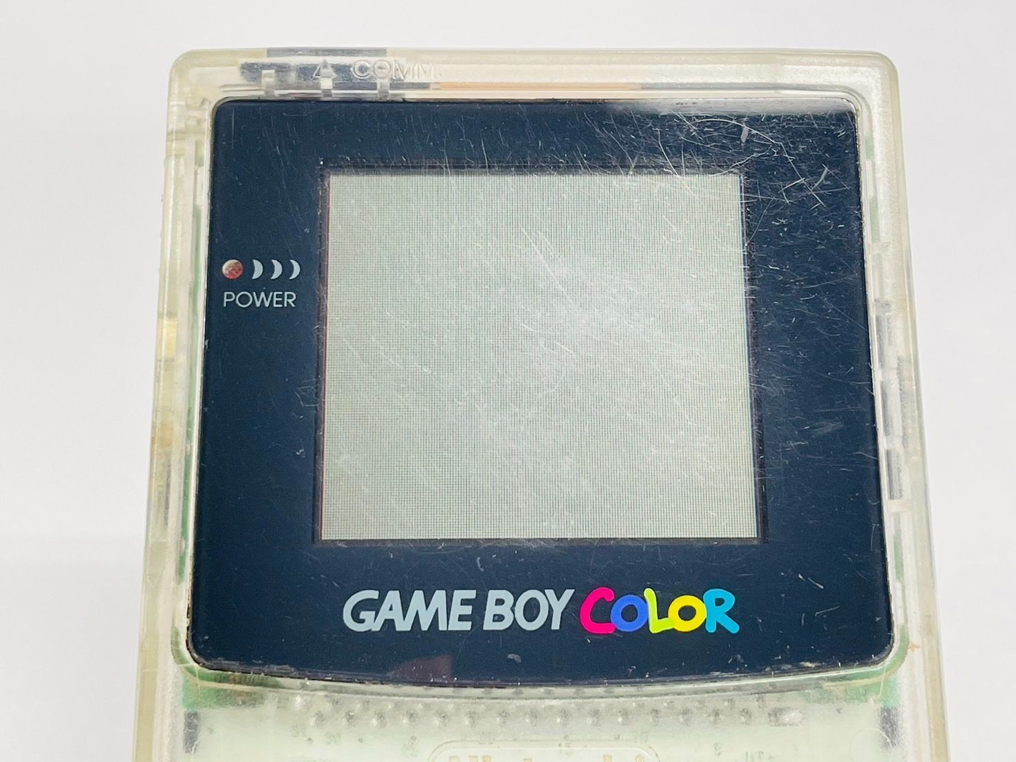 即日発送 ゲームボーイカラー 本体 クリア スケルトン CGB-001 GBC GAMEBOY COLOR