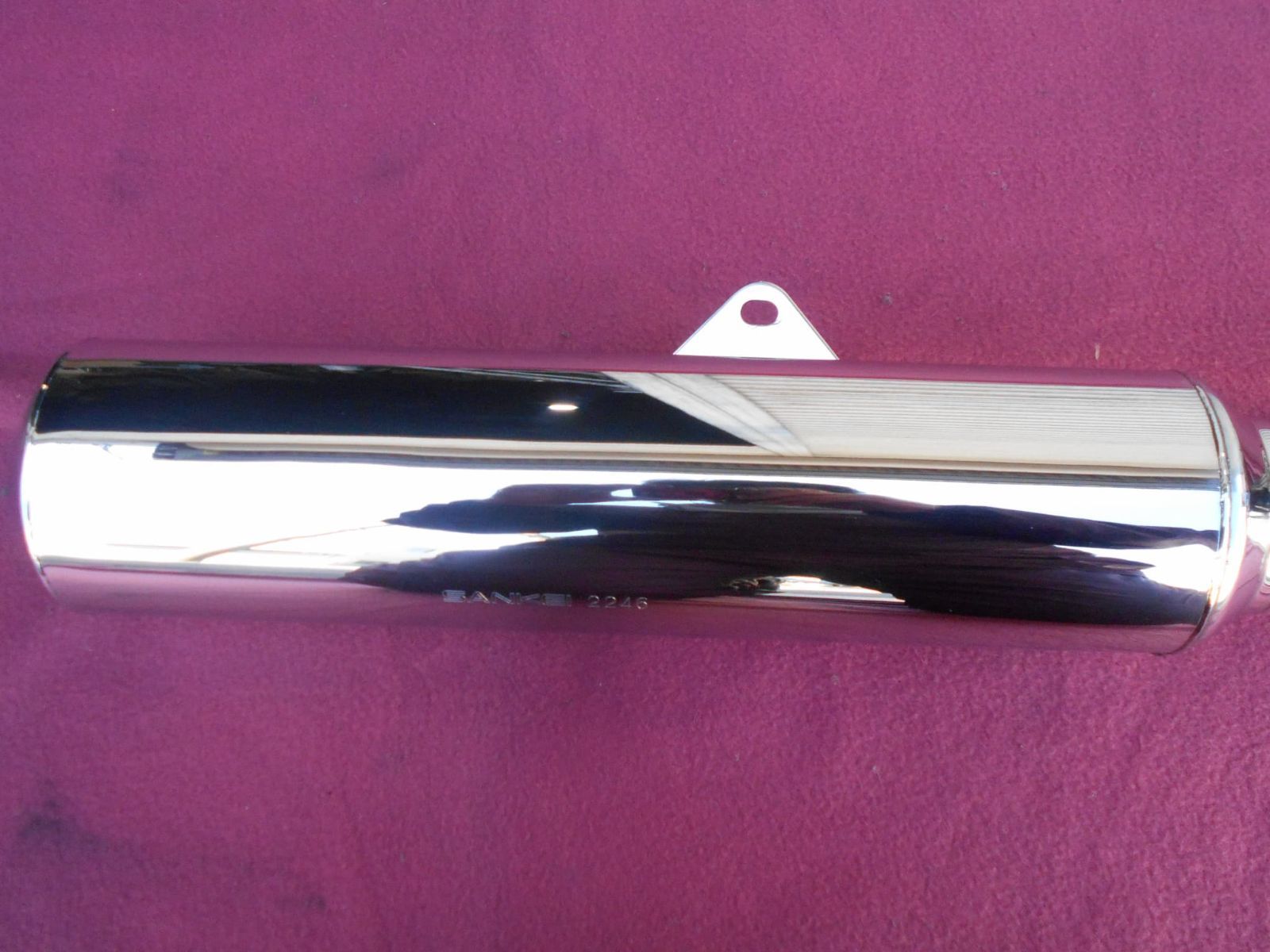 CBR400F 2型 NC17 希少 バフ仕上げ 純正マフラー 当時物 SANKEI 再生品