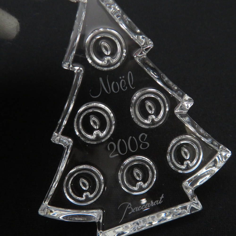 美品 Baccarat バカラ ノエル 2008年 クリスマスオーナメント 1