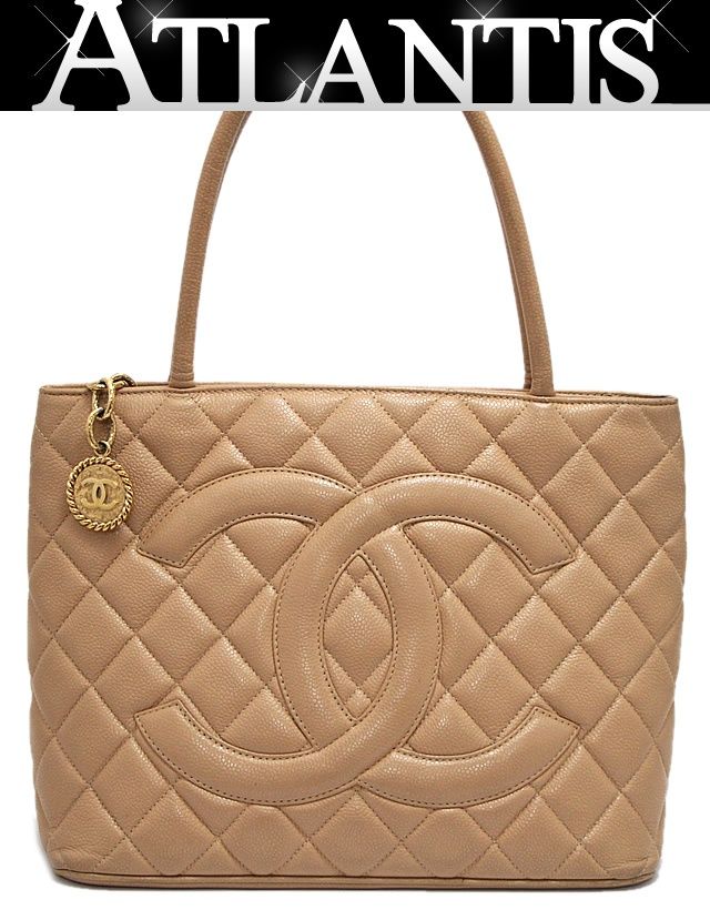 シャネル CHANEL 復刻トート ハンドバッグ キャビアスキン