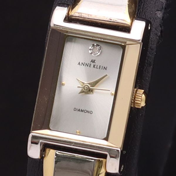 腕時計 アンクライン レディース Anne Klein Women´s Genuine Diamond Dial Bangle Watch with  Bracelet Set腕時計 アンクライン レディース-