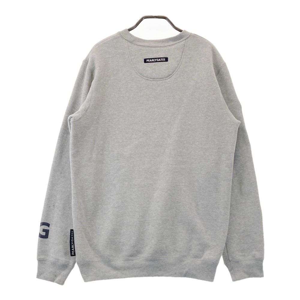 PEARLY GATES/ゴルフウェア・トレーナー/サイズ 5/やや傷や汚れあり PEARLY GATES 【新品】パーリーゲイツ トレーナー 白 肩ロゴ黒