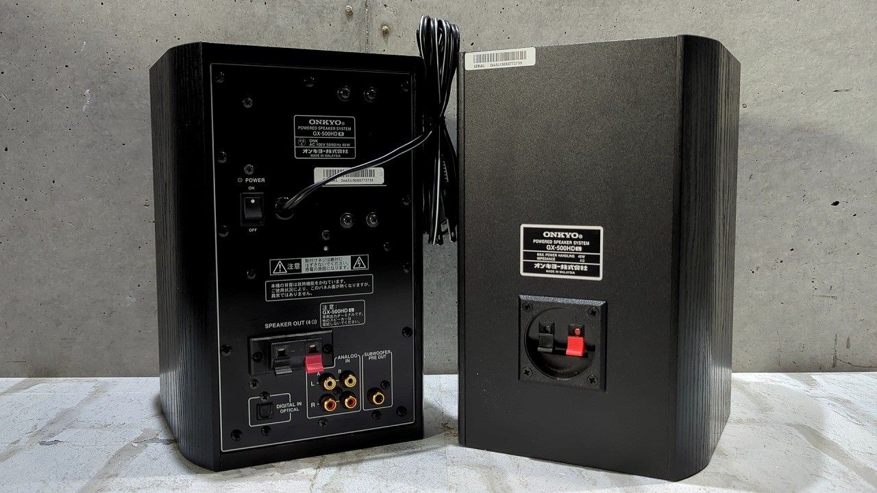 ONKYO GX-500HD ブラック オンキョー ペアスピーカー ONKYO GX-500HD(B