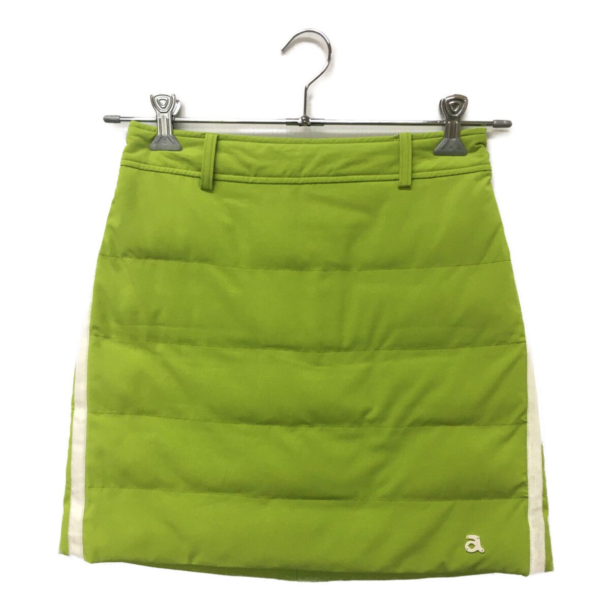 レディース アルチビオ archivio スカート 38(M) 黄緑 中綿 防寒 裏地付き