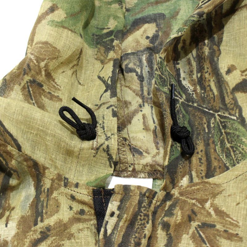 90s USA製 vintage リアルツリーカモ フード付き フルジップ メッシュ