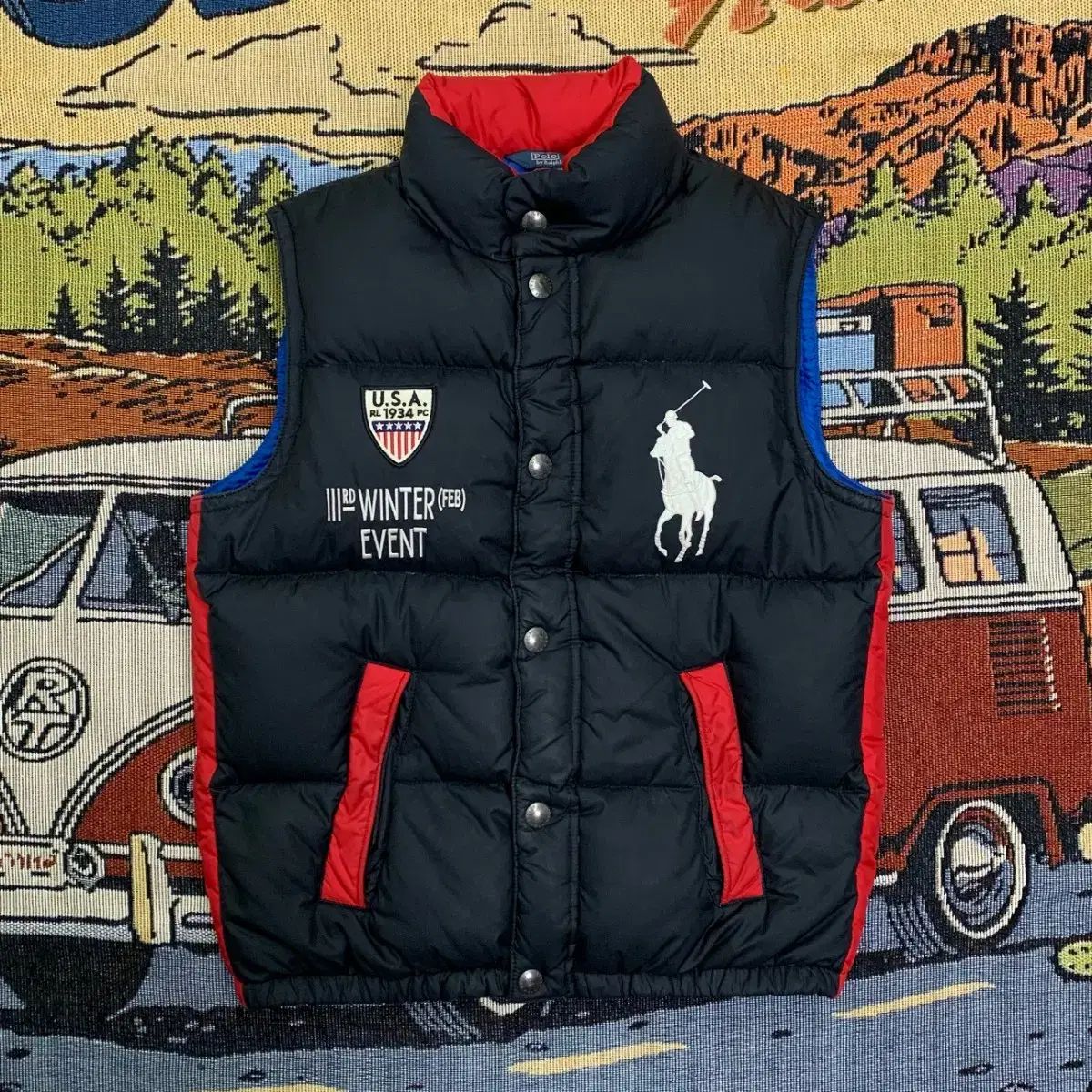 S ポロ Ralph Lauren(ラルフローレン) ビックポニー シールドロゴ 