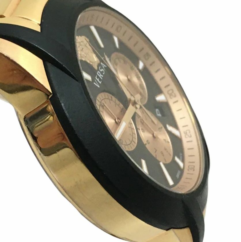 三沢店85】ヴェルサーチ メンズ 腕時計 クロノグラフ 並行輸入