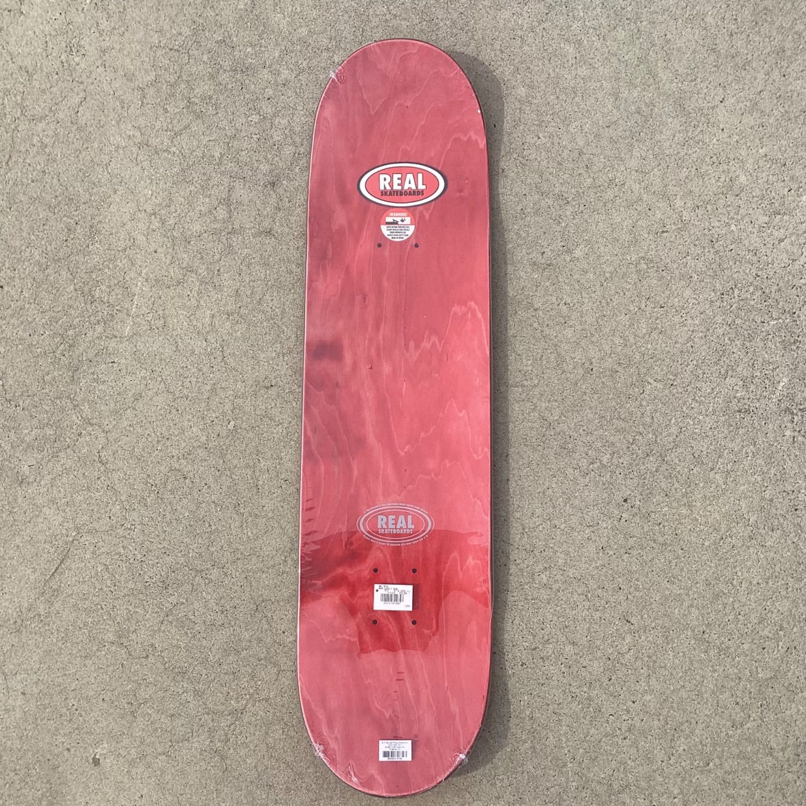 ムラサキパーク公式】REAL DECK TEAM CLASSIC OVAL RED 8.12