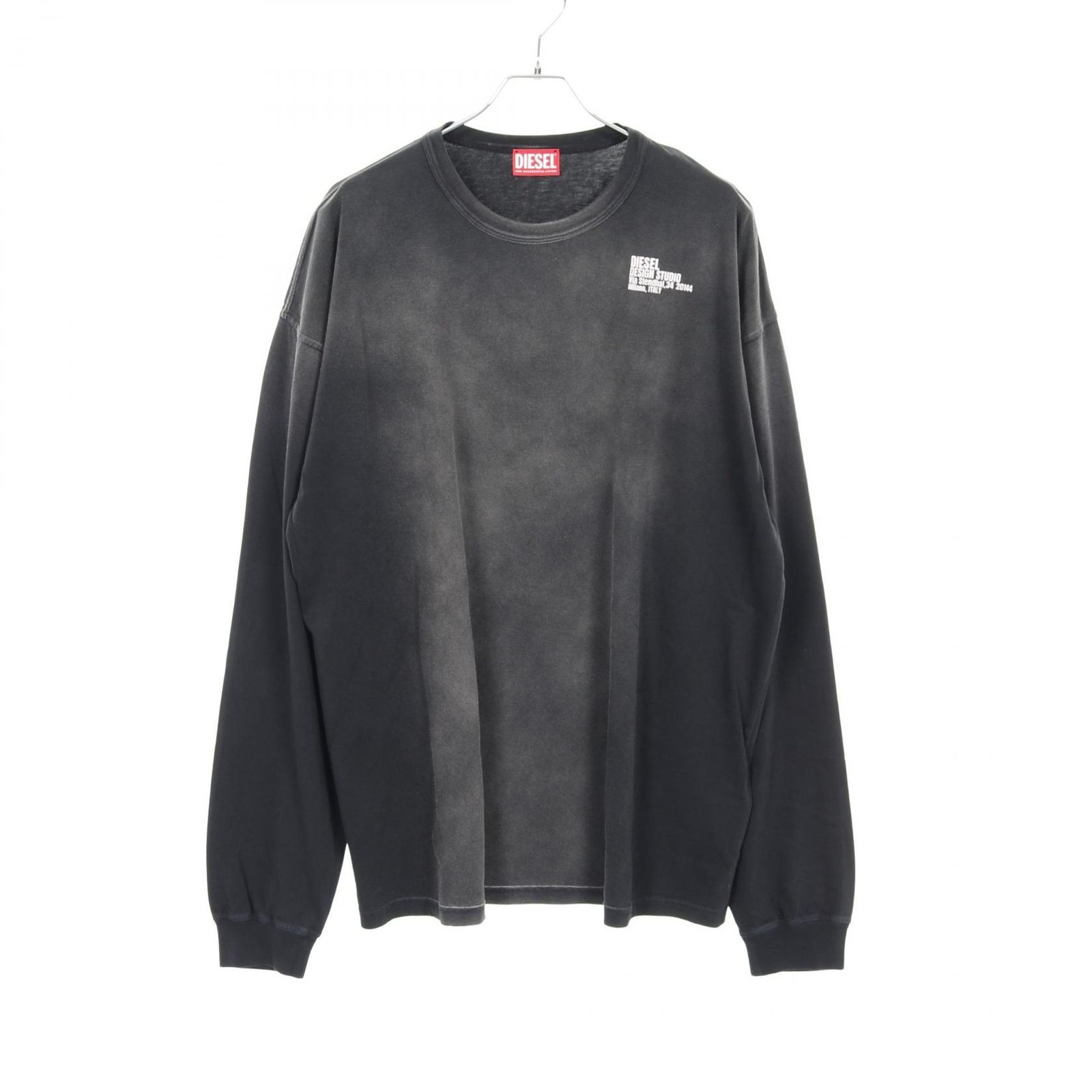新品未使用　DIESEL ブラック 長袖カットソー Lサイズ DIESEL ディーゼル T-BOXT-LS-N2 カットソー - メルカリ