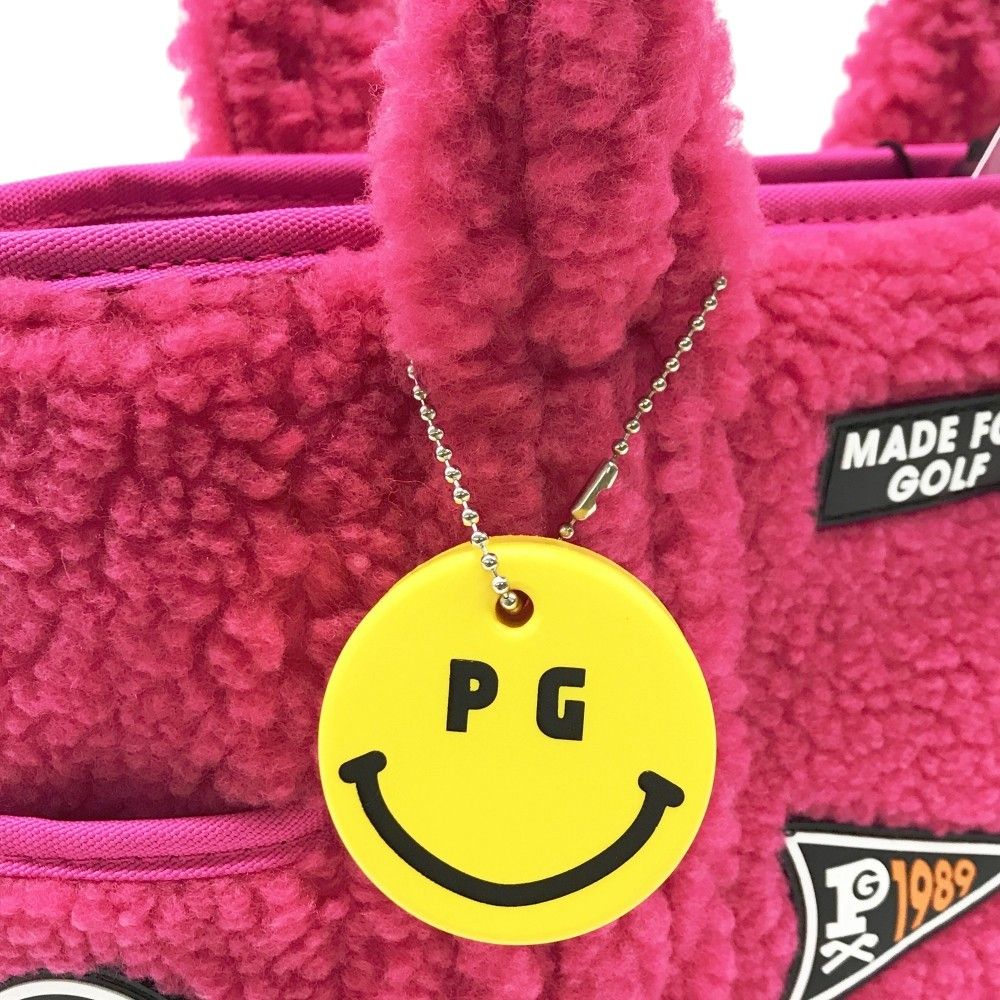 【新品】PEARLYGATES パーリーゲイツ ボアカートバッグ ピンク系 PEARLY GATES パーリーゲイツ ボアカートバッグ ピンク系