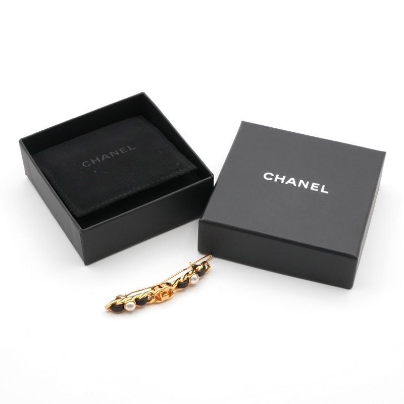 シャネル CHANEL ヘアアクセサリー ゴールド ココマーク ターン