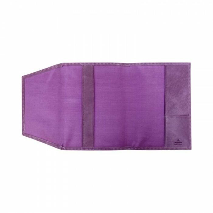 ASHFORD アシュフォード ビタリータ ブックカバー 文庫 パープル 8691-078