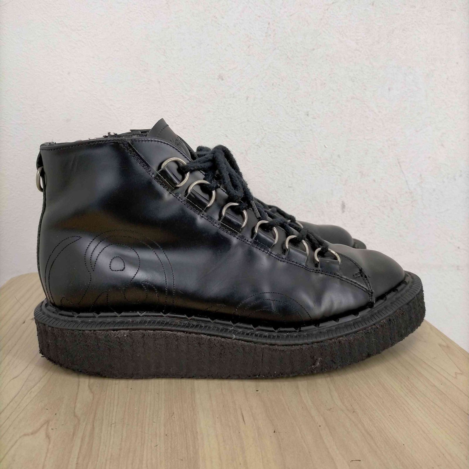 ジョージコックス GEORGE COX LEATHER MONKEY BOOTS メンズ UK 6
