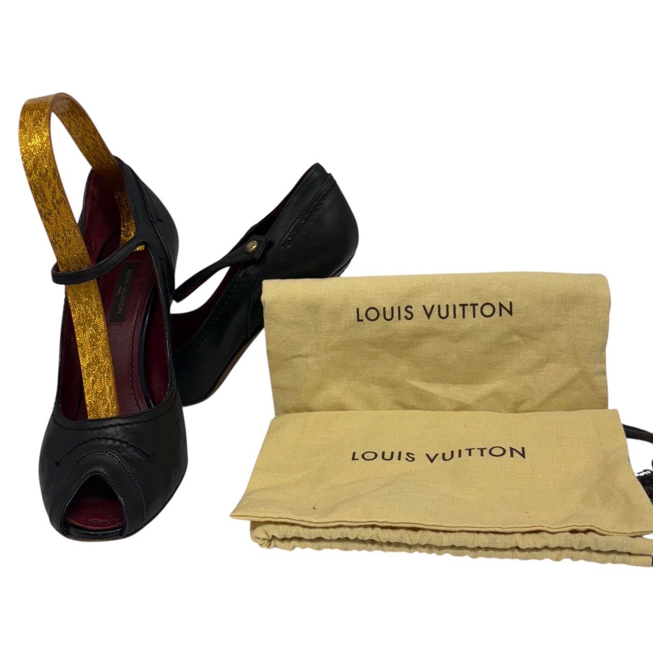 ルイヴィトン LOUIS VUITTON 極美品 パンプス ヒール シューズ