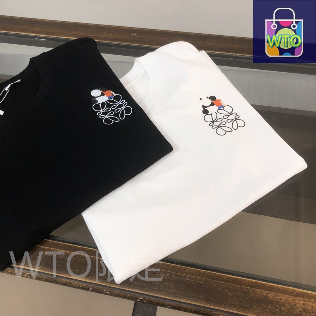 LOEWE クルーネックTシャツ - 高品質コットンで快適な着心地 -WT0輸入