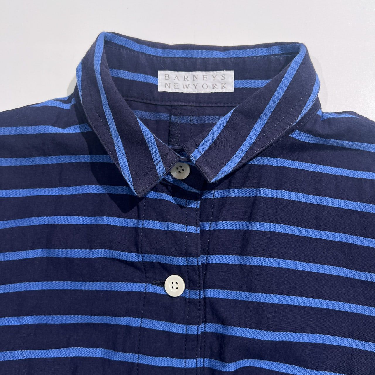 BARNEYS NEW YORK バーニーズニューヨーク ボーダー 半袖シャツ