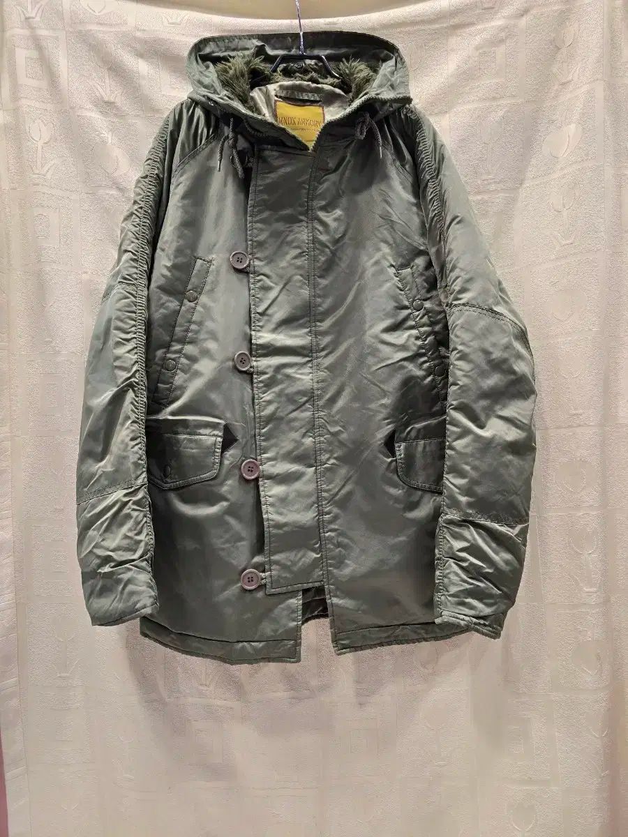 【雷市場（ポンジャン）商品韓国直送】 ALPHA INDUSTRIES(アルファ インダストリーズ) ノックス・エイモリー ダウンジャケット パーカー ブルゾン S