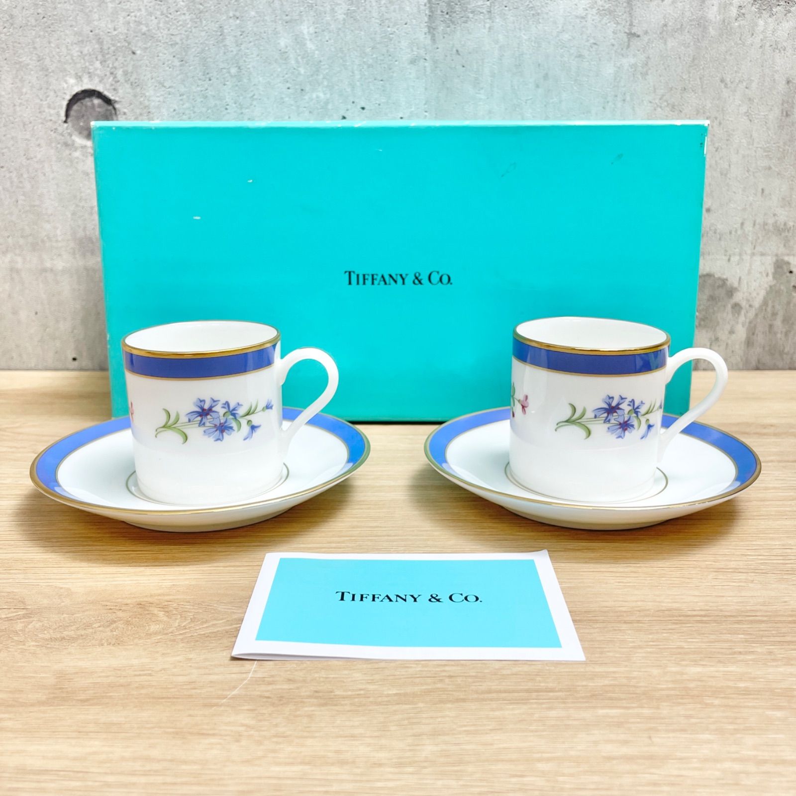 Tiffany ティファニー デミタスカップ コーヒー カップ&ソーサー