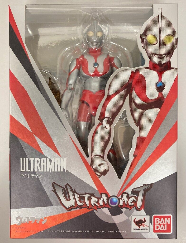 バンダイ ウルトラアクト ウルトラマン リニューアル版|ver2 銀地箱