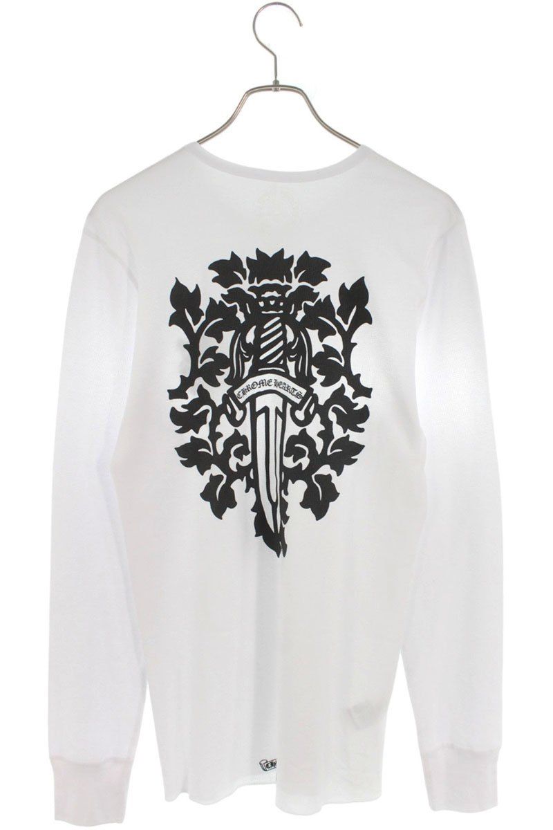 クロムハーツ Thermal L/S ヴァインダガーバックプリントサーマル長袖