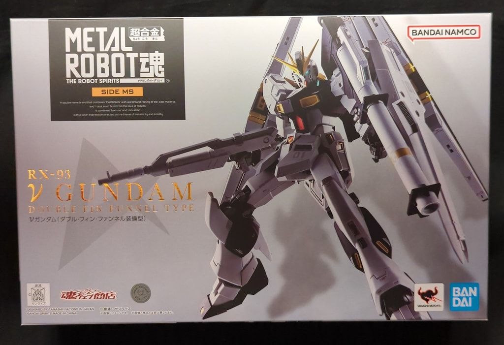 BANDAI SPIRITS METAL ROBOT魂 u003cSIDE MSu003e 機動戦士ガンダム 逆襲のシャア MSV νガンダム(ダブル・フィン・ファンネル装備型)