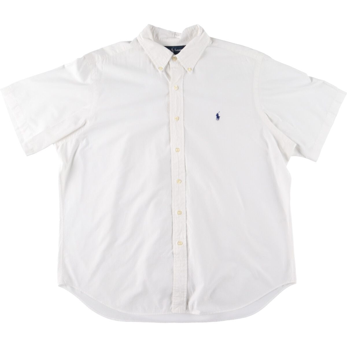 古着 ラルフローレン Ralph Lauren CLASSIC FIT クラシックフィット 半袖 ボタンダウンシャツ メンズXL /eaa451124 【中古】/eaa451124