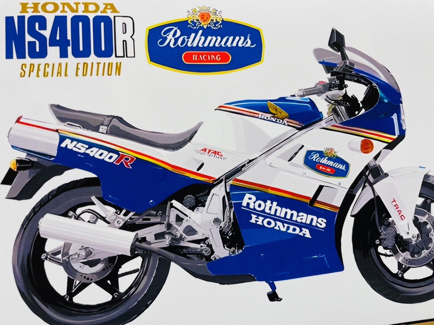NS400R NS250R ロスマンズ ポスター ホンダ RFV NC VFR NSR レーサー