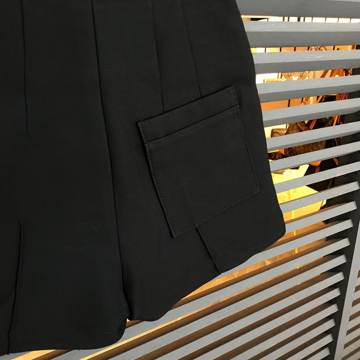 新品】45R カーキ テンセル レイレイキュロットスカートL 45rpm