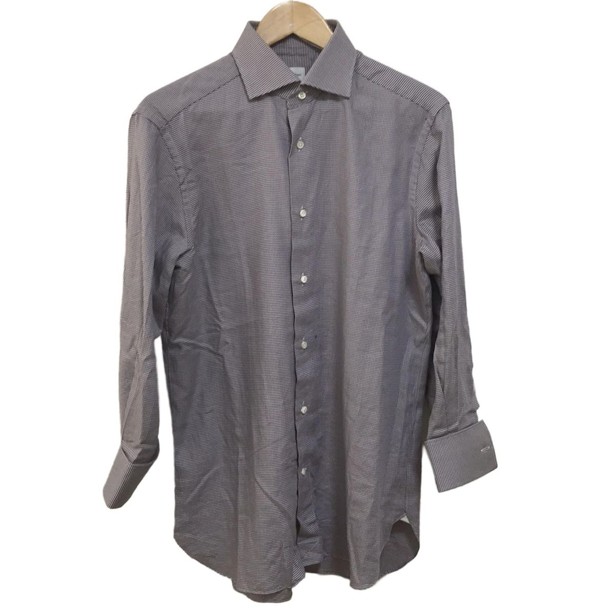 【 購入価格10万円】エルメネジルド ゼニア 長袖白シャツ 国内正規品購入 ZEGNA/Ermenegildo Zegna(ゼニア/エルメネジルド ゼニア) 長袖