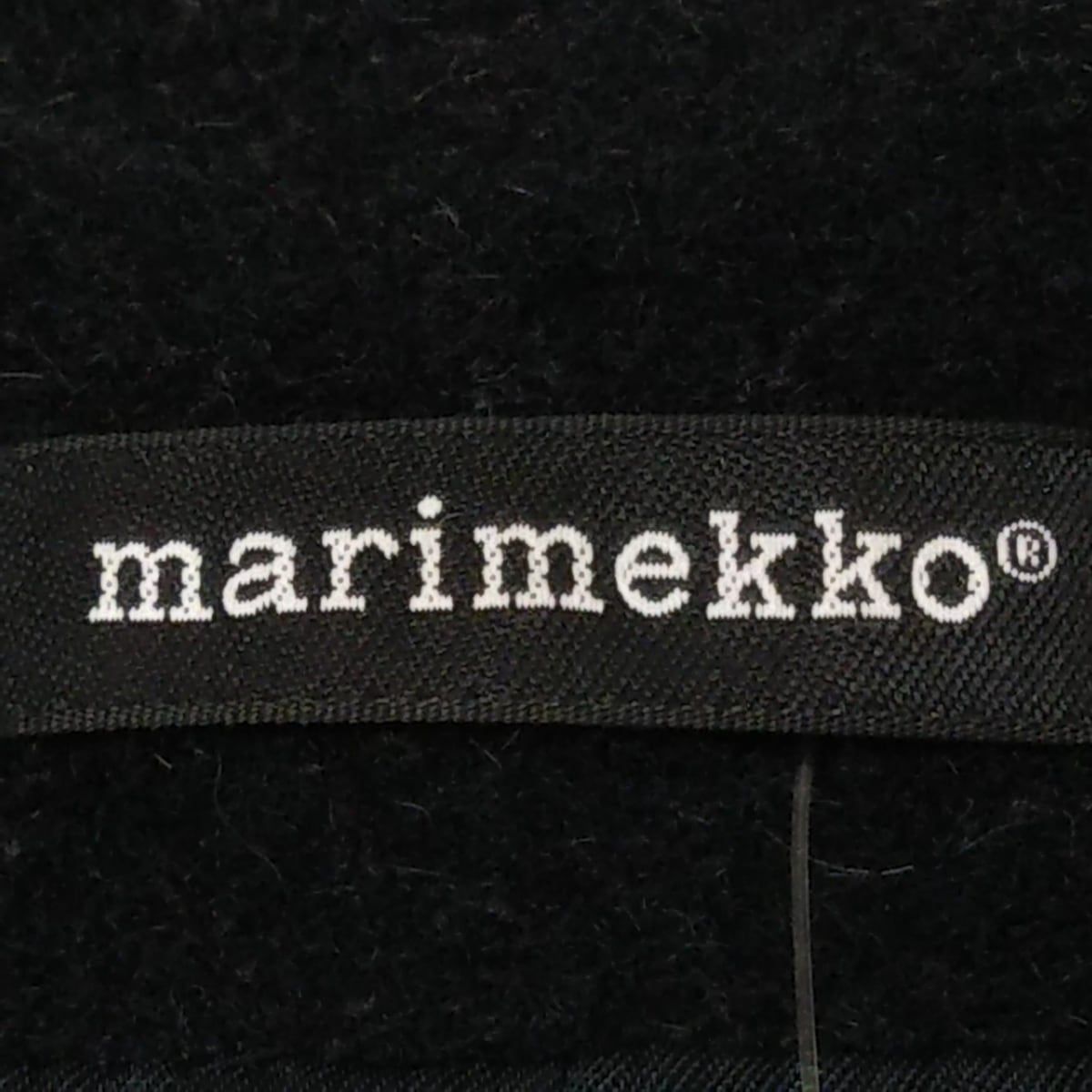 marimekko(マリメッコ) コート サイズ34 S レディース美品 - ダークネイビー 長袖/冬 ナイロン、毛