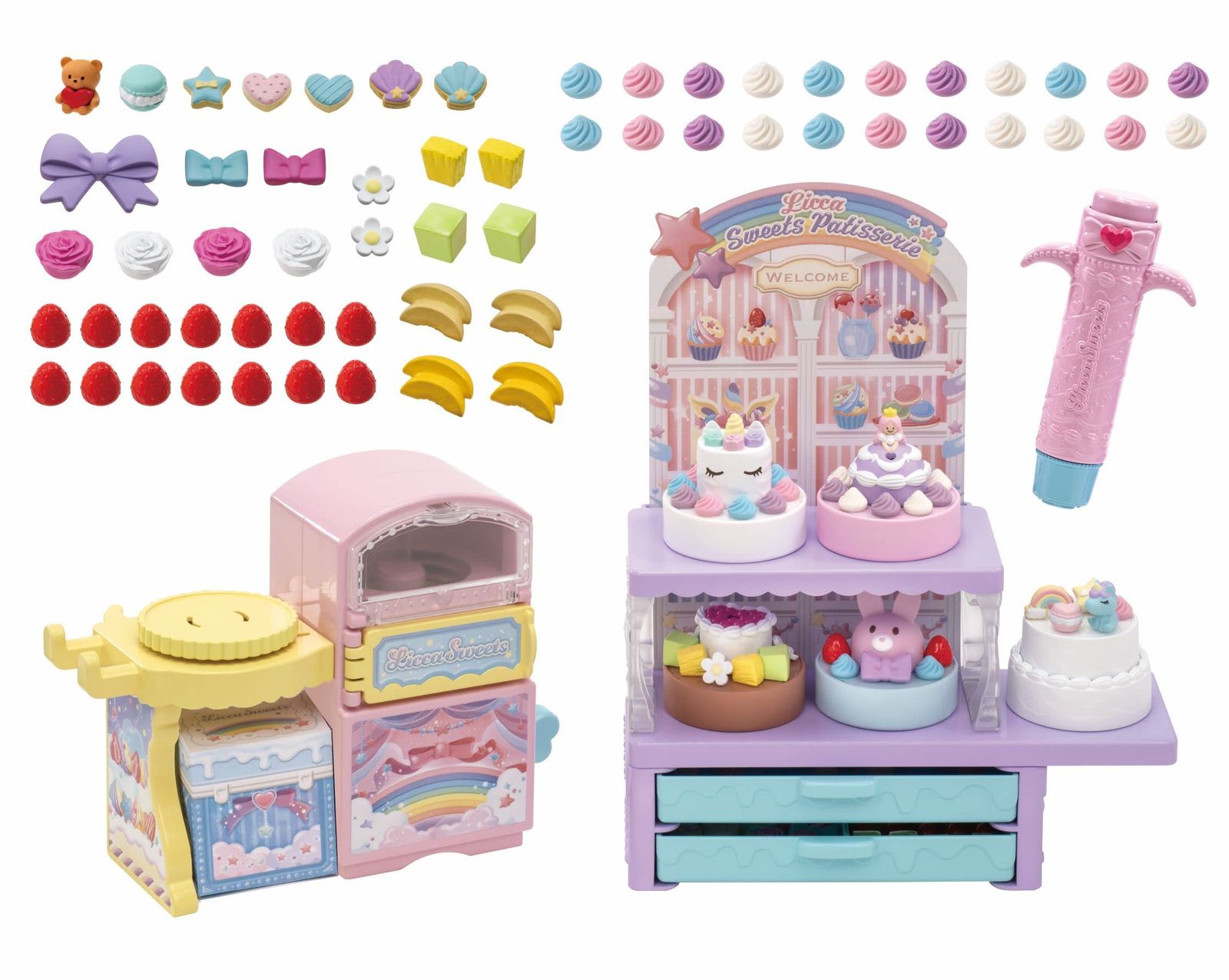 タカラトミー プラスチック リカちゃん ゆめdeco パティシエ ポンポンホイップ 着せ替え おままごと おもちゃ 3歳以上 [単品]