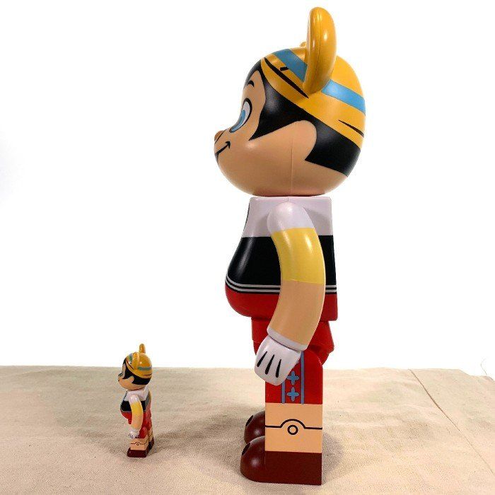 BE@RBRICK ベアブリック Pinocchio ピノキオ 100% & 400% フィギュア 人形