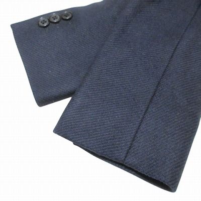 UNITED ARROWS MANTECOダークネイビー チェスターコート ユナイテッドアローズ UNITED ARROWS manteco生地 チェスター