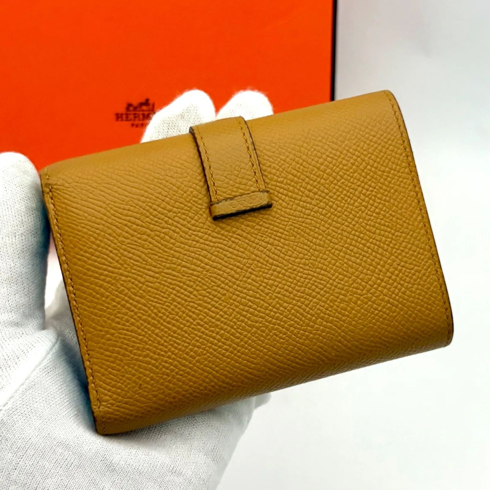 HERMES エルメス ベアン コンビネ 三つ折り財布 - ヴォーエプソン 