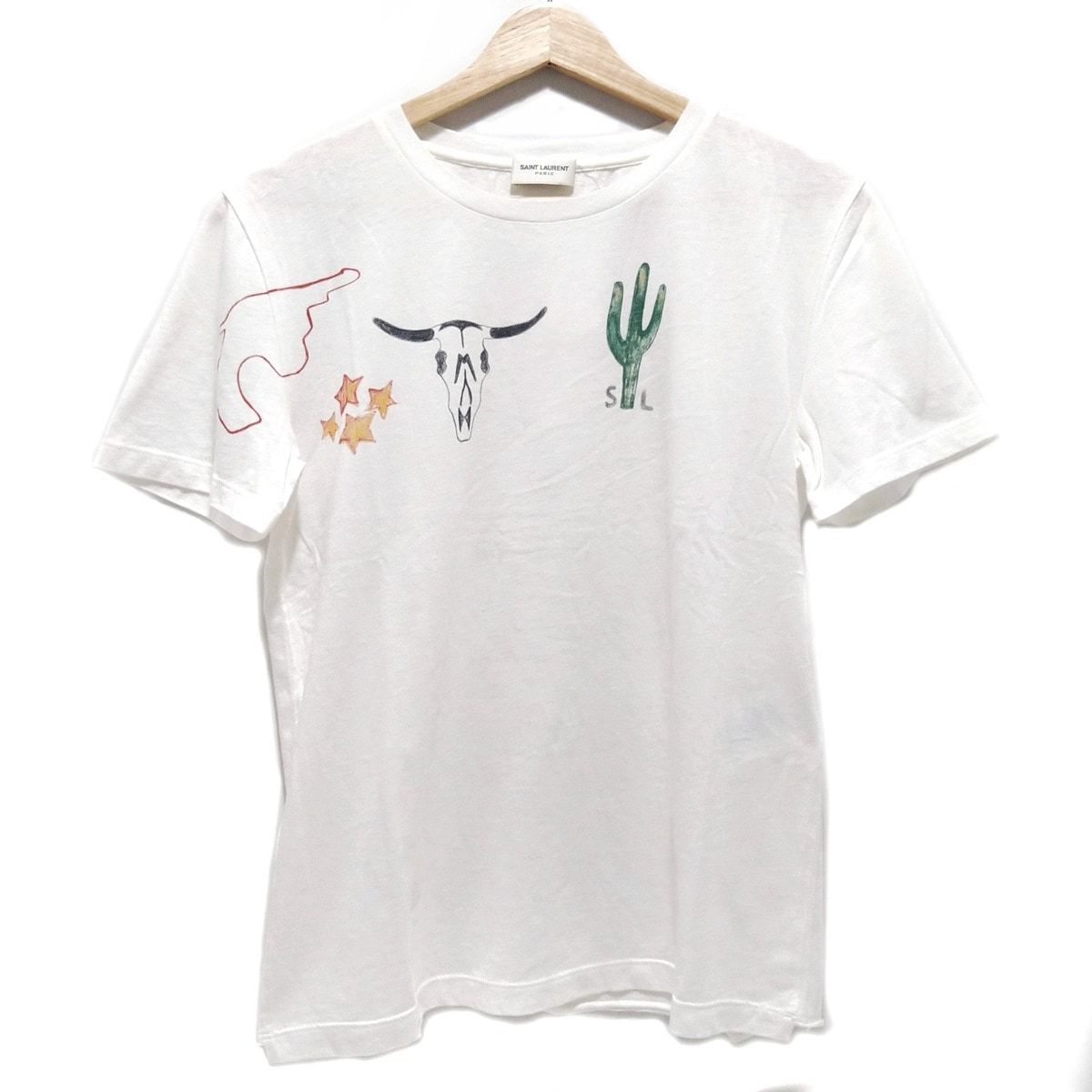 SAINT LAURENT PARIS(サンローランパリ) 半袖Tシャツ サイズXS  