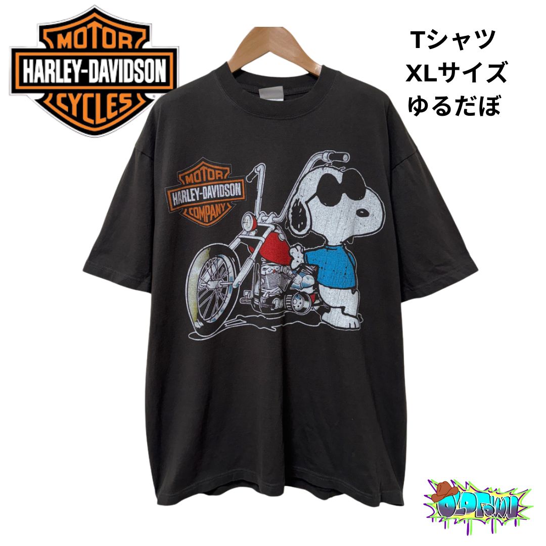 ハーレーダビッドソン】Tシャツ USA製 前後ビッグプリント
