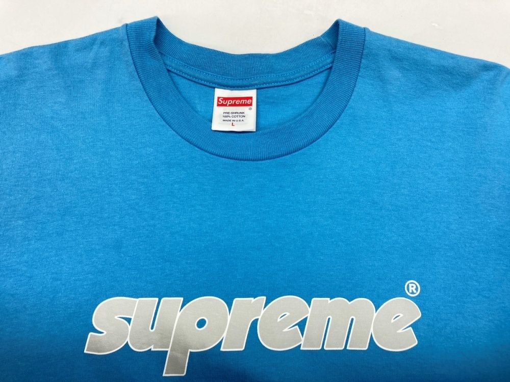 シュプリーム SUPREME 24SS Pinline Tee ピンライン ロゴ クルーネック