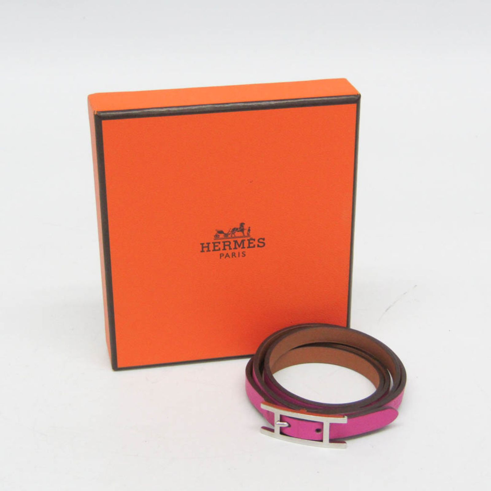 エルメス(Hermes) ビーアピ ドゥブルトゥール チョーカー レザー 
