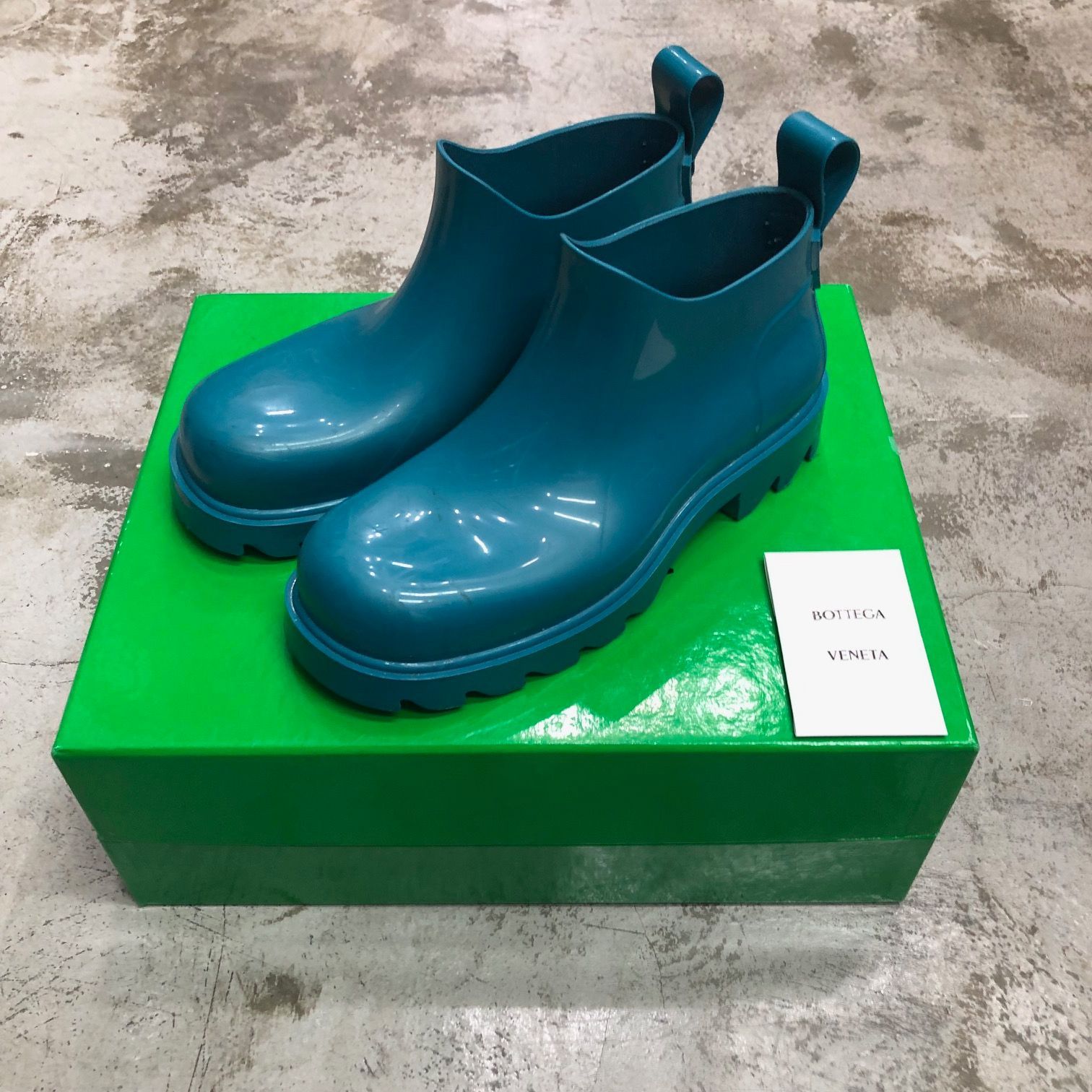 Bottega Veneta ストライド ラバー アンクルブーツ 箱付き　39 BOTTEGA VENETA Stride rubber ankle boots アンクル ストライドブーツ