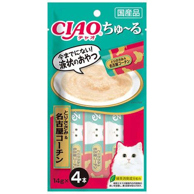 いなば CIAO ちゅーる とりささみ＆名古屋コーチン 14g×4本入り 1ケース48袋